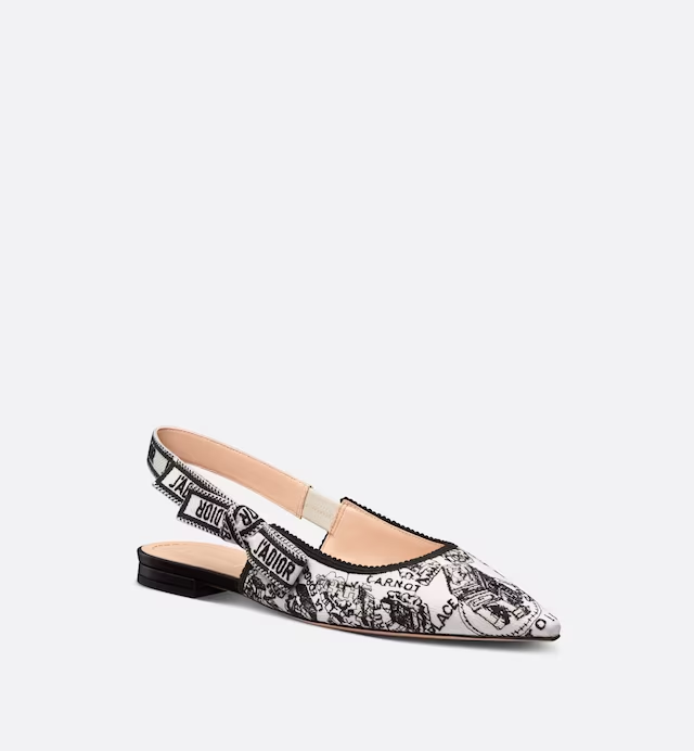 J'ADIOR SLINGBACK FLAT